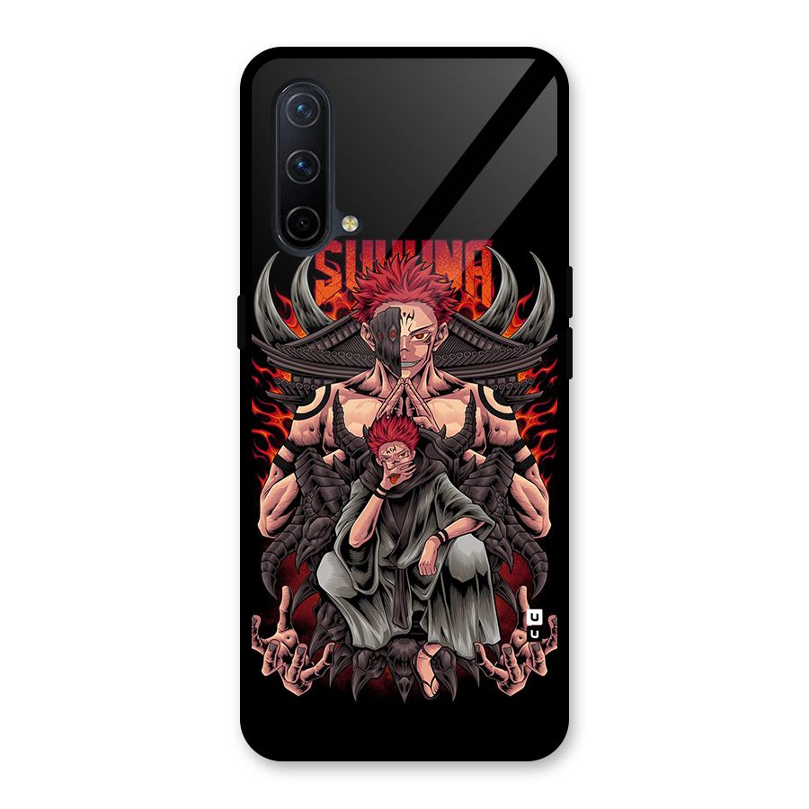 Sakuna King Glass Back Case for OnePlus Nord CE 5G