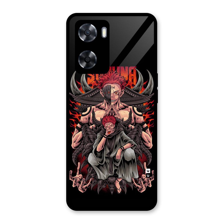 Sakuna King Glass Back Case for OnePlus Nord N20 SE