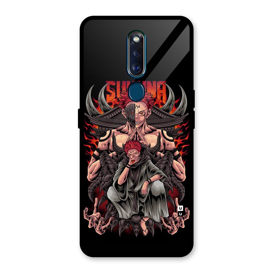 Sakuna King Glass Back Case for Oppo F11 Pro