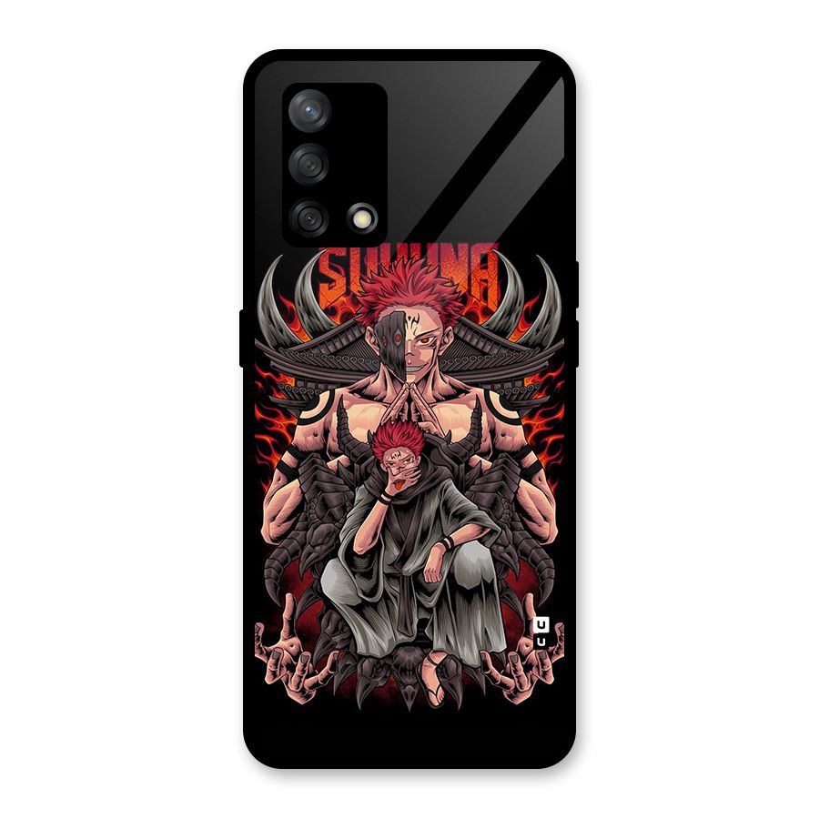 Sakuna King Glass Back Case for Oppo F19s