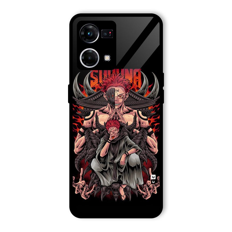 Sakuna King Glass Back Case for Oppo F21 Pro 4G