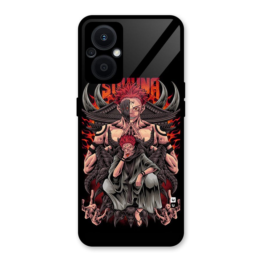 Sakuna King Glass Back Case for Oppo F21s Pro 5G