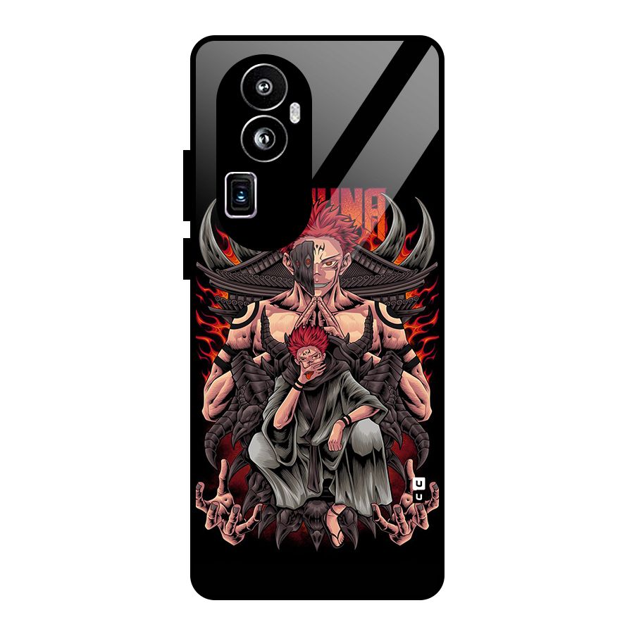 Sakuna King Glass Back Case for Oppo Reno10 Pro Plus