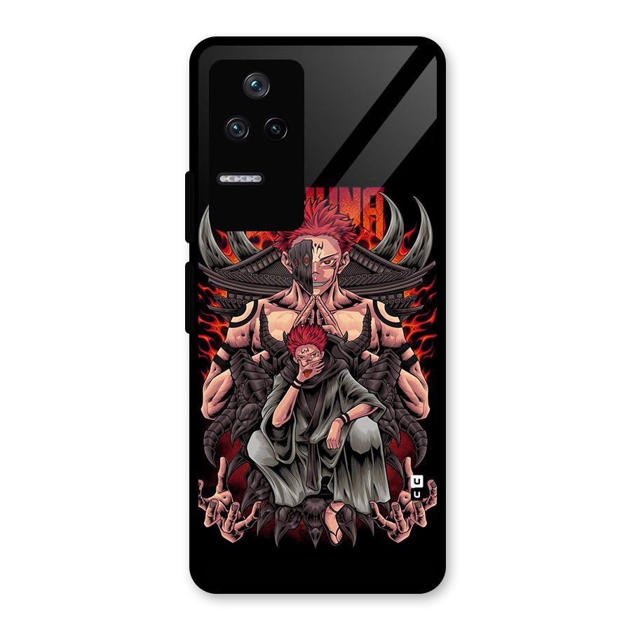 Sakuna King Glass Back Case for Poco F4 5G