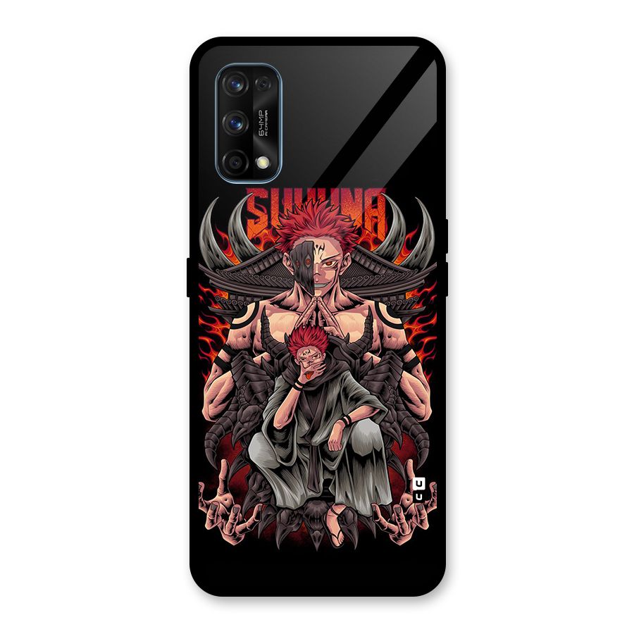 Sakuna King Glass Back Case for Realme 7 Pro