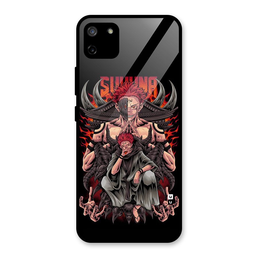 Sakuna King Glass Back Case for Realme C11