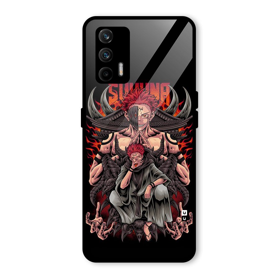 Sakuna King Glass Back Case for Realme GT 5G
