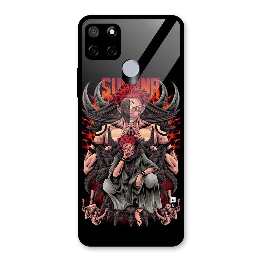 Sakuna King Glass Back Case for Realme Narzo 20