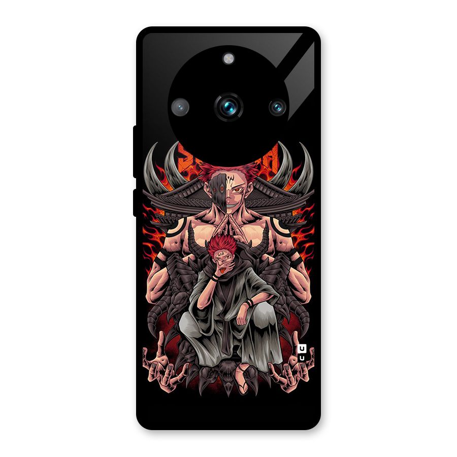 Sakuna King Glass Back Case for Realme Narzo 60 Pro