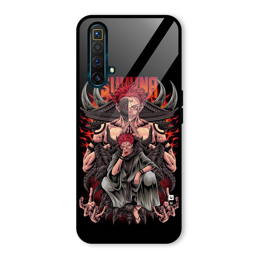 Sakuna King Glass Back Case for Realme X3 SuperZoom