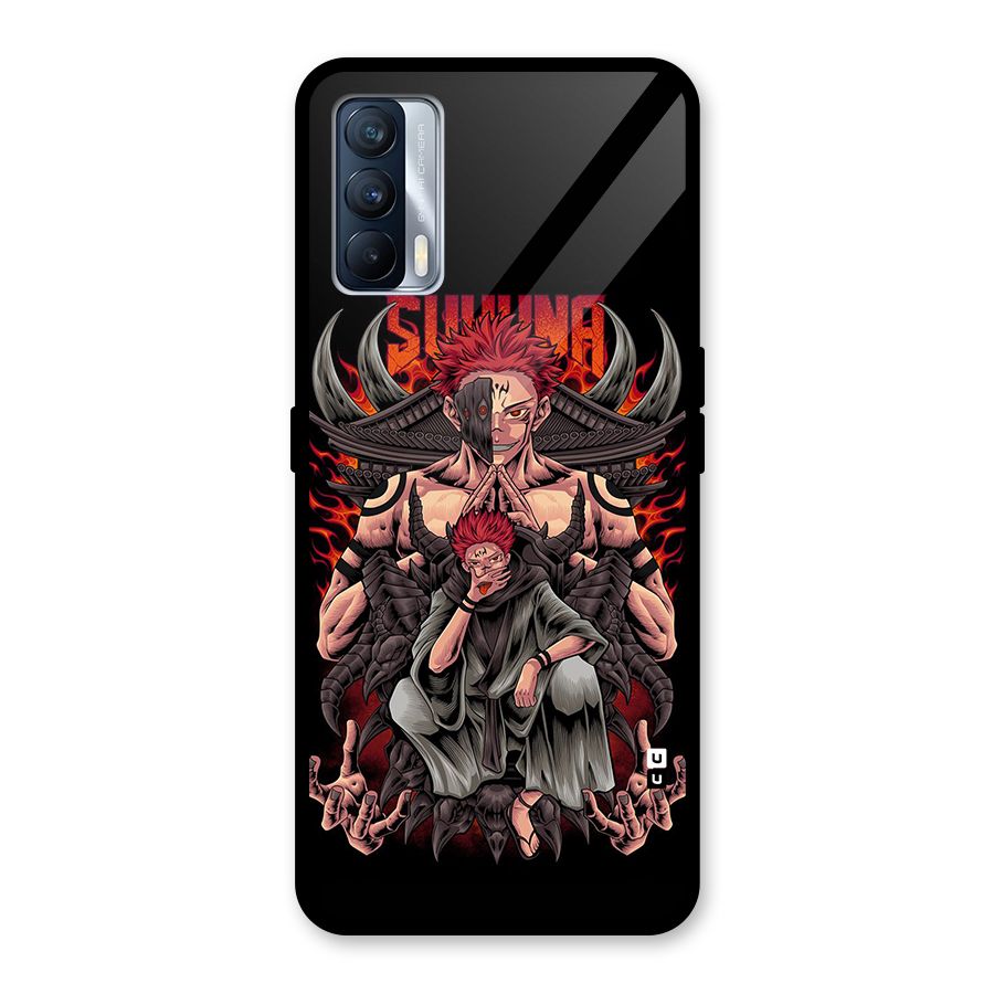 Sakuna King Glass Back Case for Realme X7