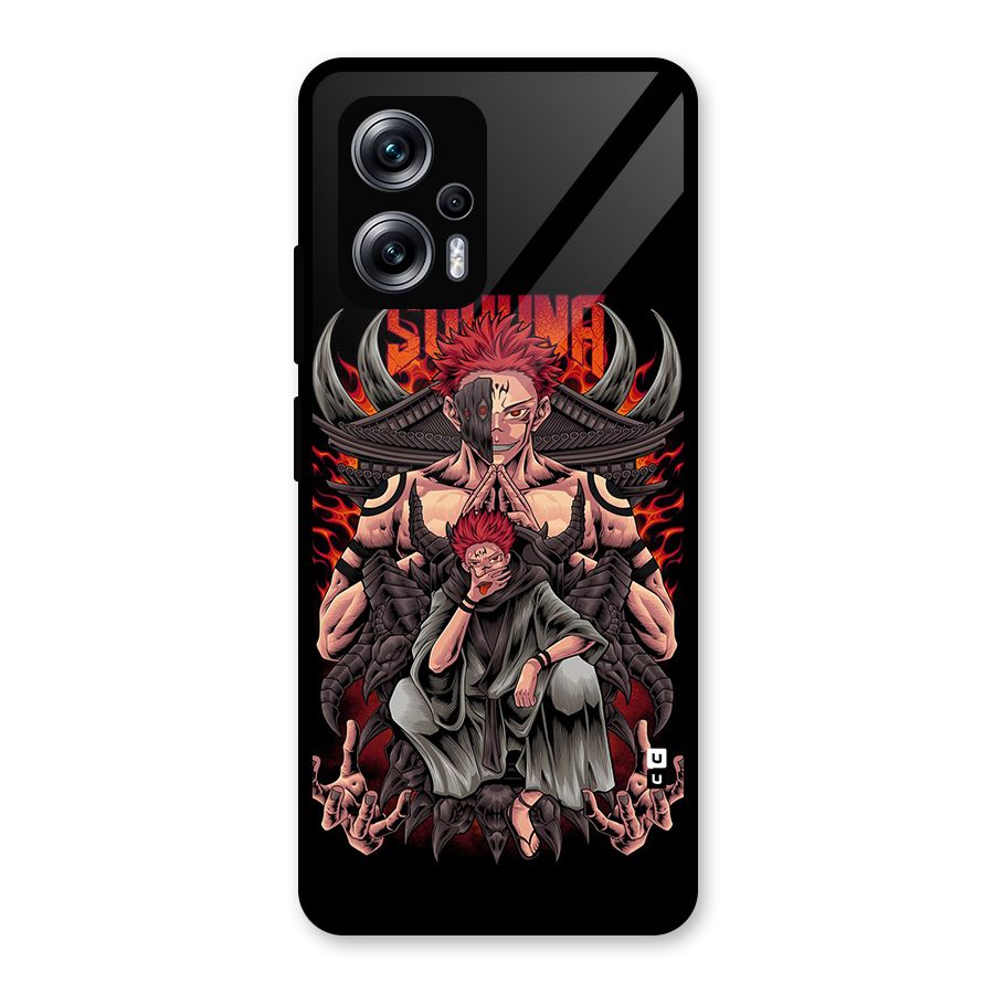 Sakuna King Glass Back Case for Redmi K50i