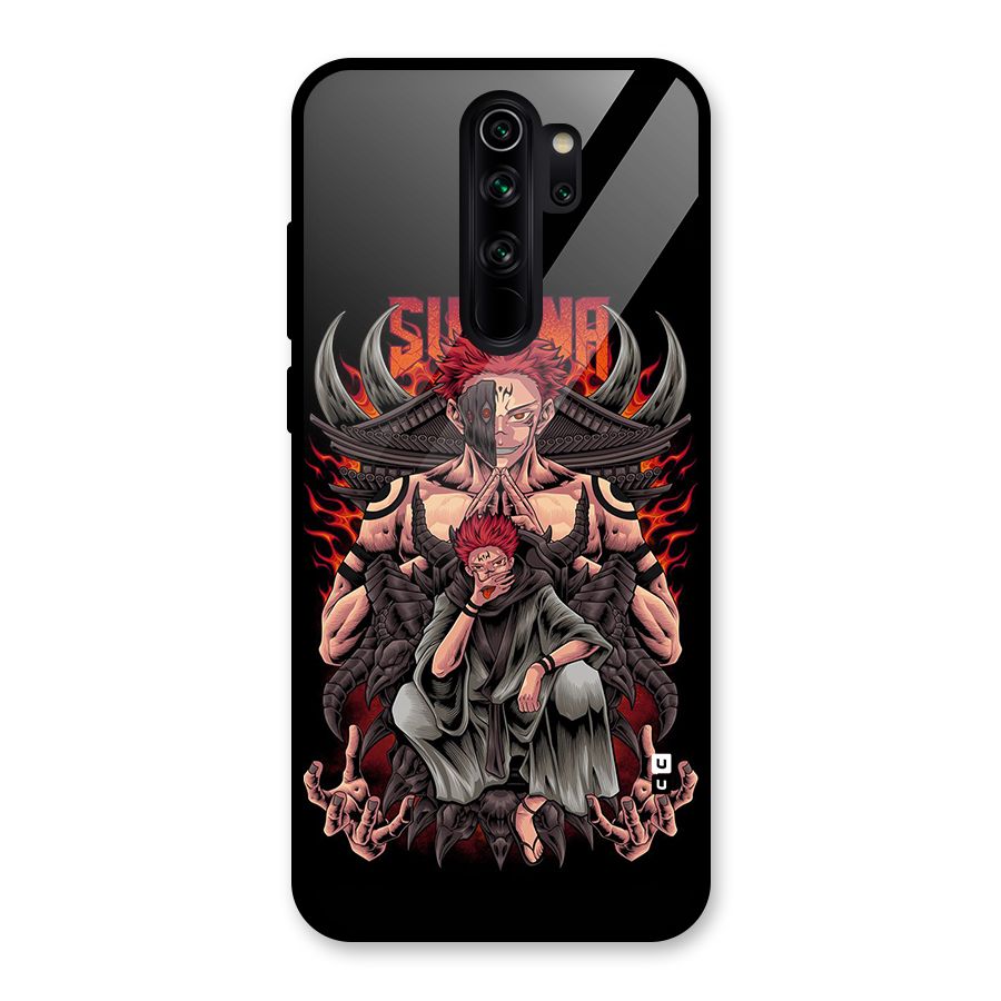 Sakuna King Glass Back Case for Redmi Note 8 Pro