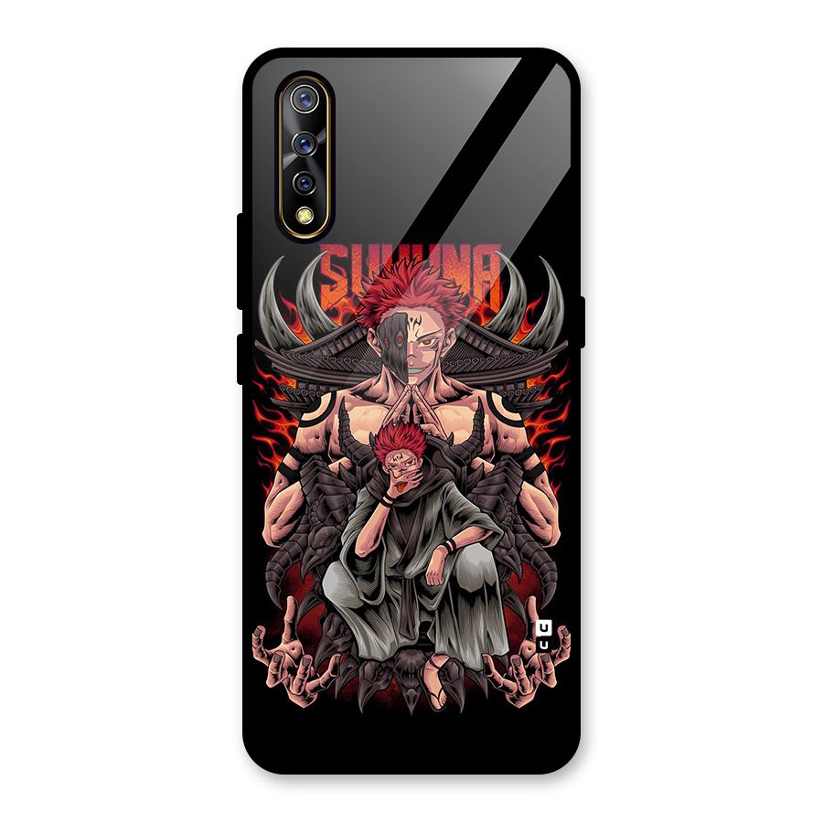 Sakuna King Glass Back Case for Vivo S1