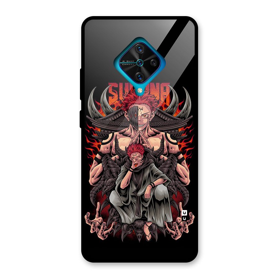 Sakuna King Glass Back Case for Vivo S1 Pro