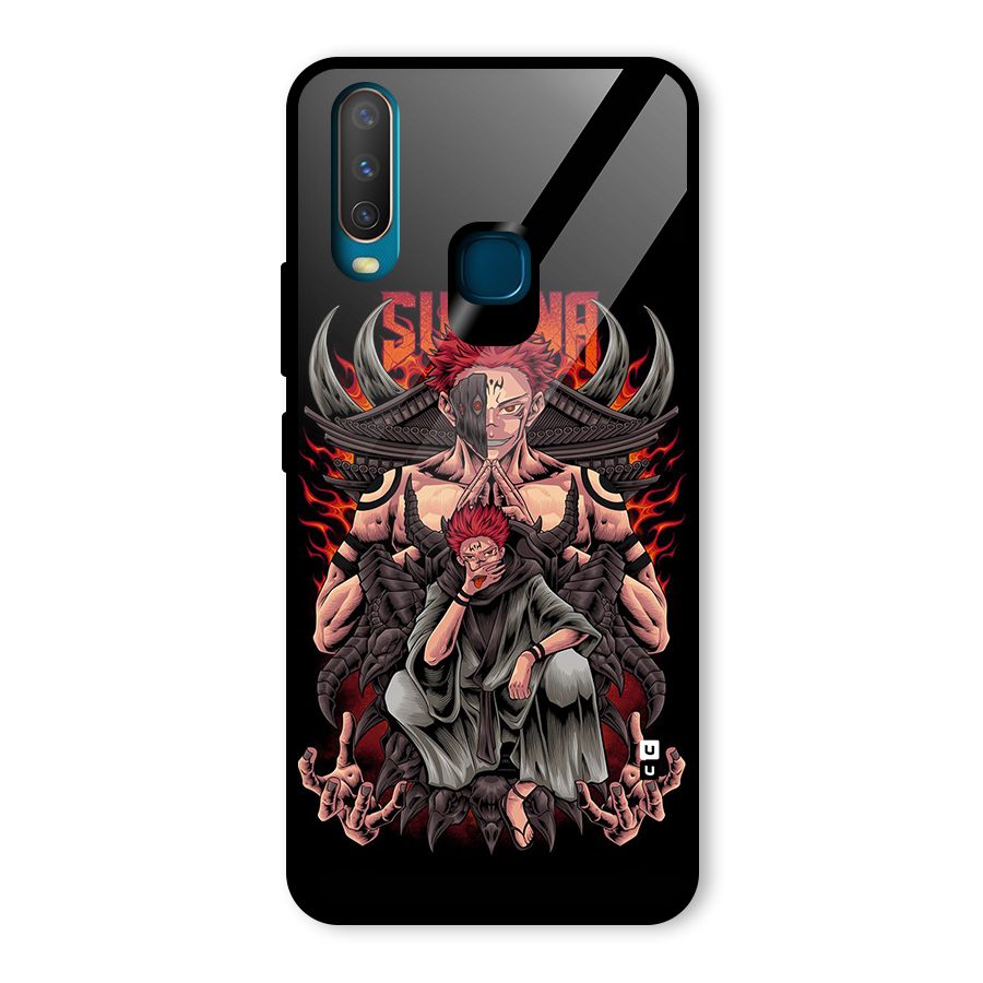 Sakuna King Glass Back Case for Vivo U10