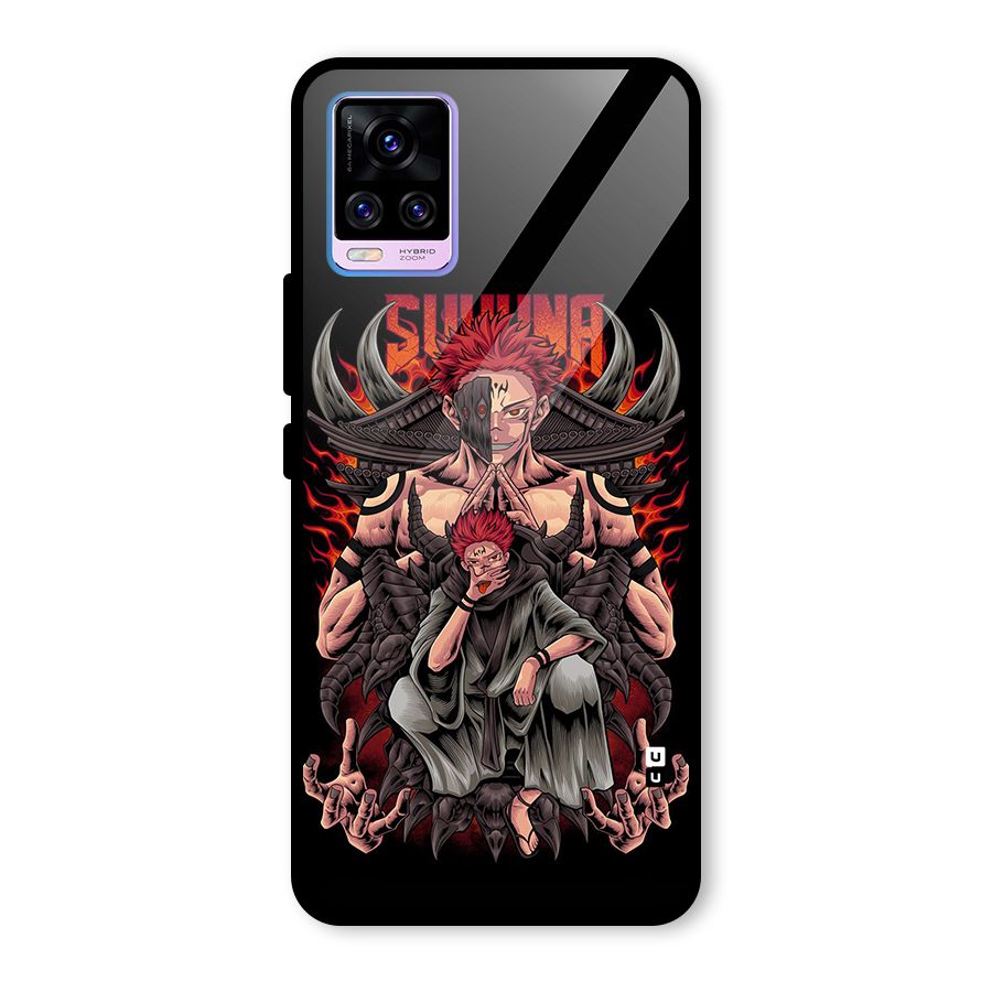Sakuna King Glass Back Case for Vivo V20 Pro