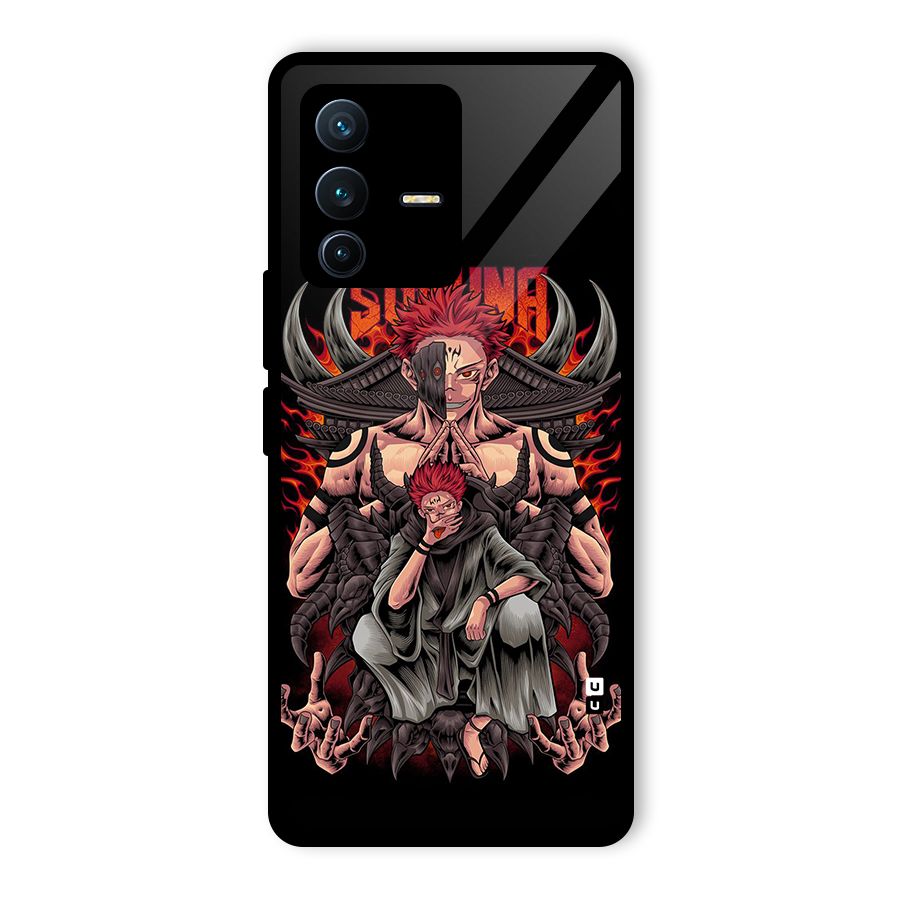 Sakuna King Glass Back Case for Vivo V23 Pro