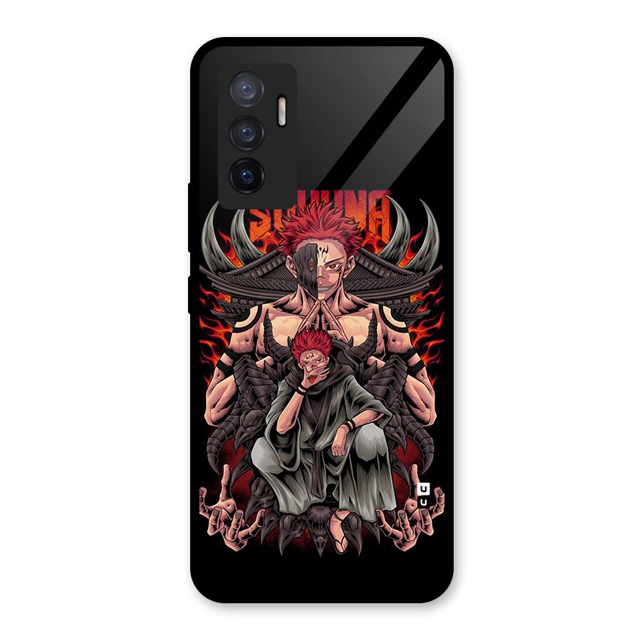 Sakuna King Glass Back Case for Vivo V23e