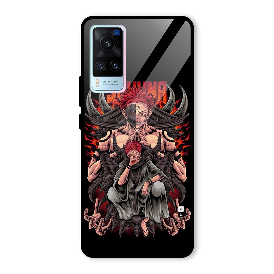 Sakuna King Glass Back Case for Vivo X60