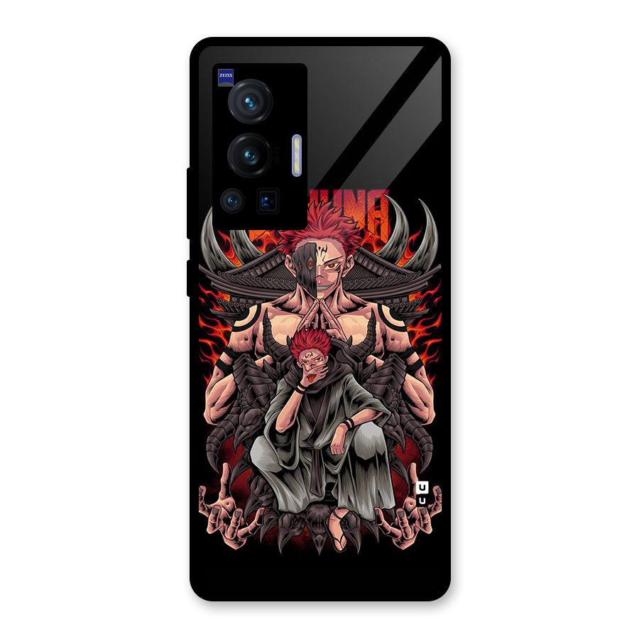 Sakuna King Glass Back Case for Vivo X70 Pro