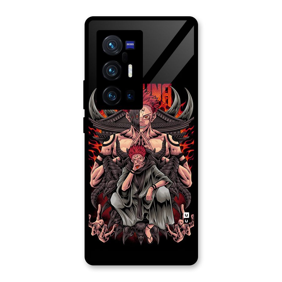 Sakuna King Glass Back Case for Vivo X70 Pro Plus