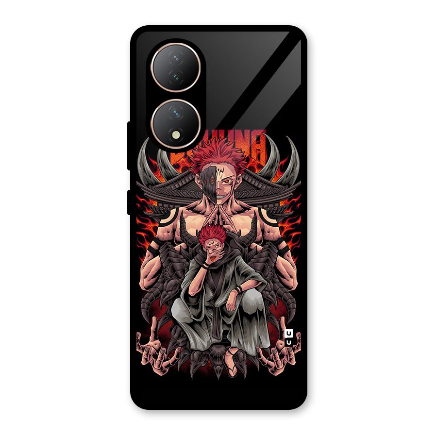 Sakuna King Glass Back Case for Vivo Y100A
