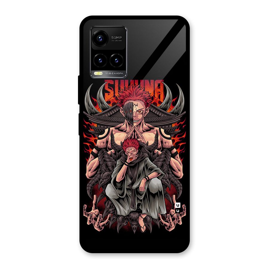 Sakuna King Glass Back Case for Vivo Y21T
