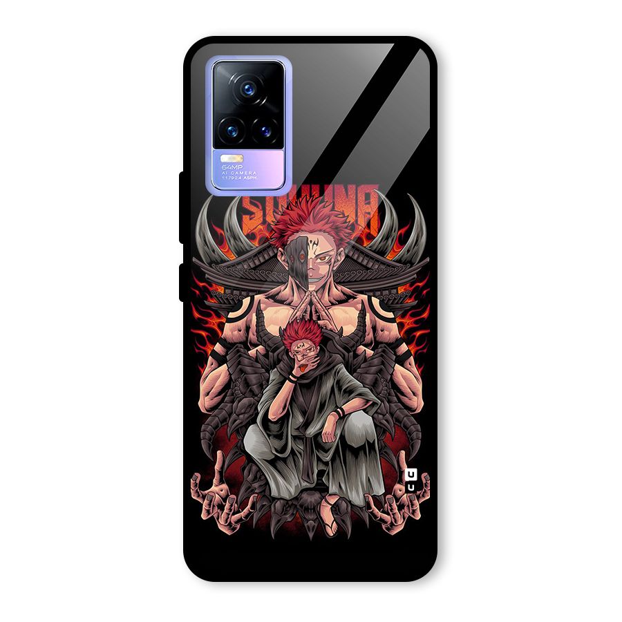 Sakuna King Glass Back Case for Vivo Y73