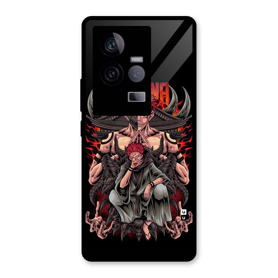 Sakuna King Glass Back Case for Vivo iQOO 11 5G