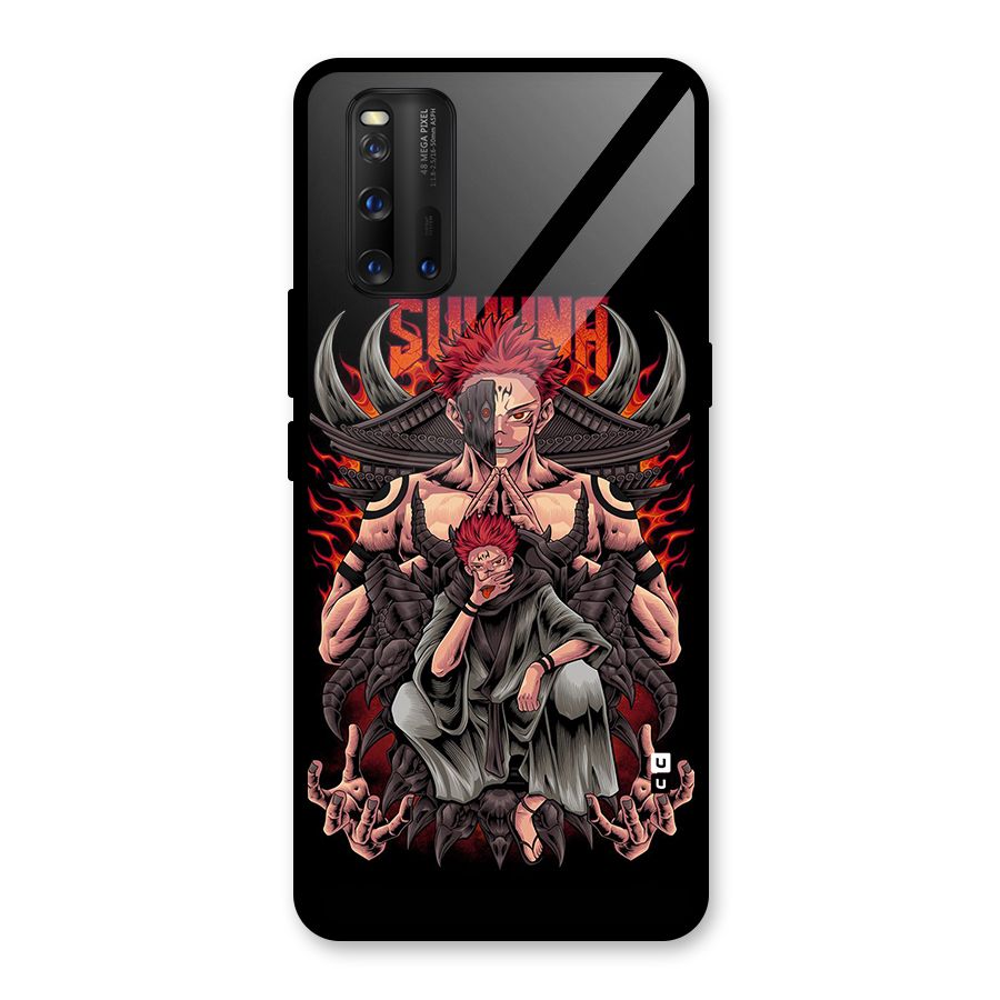 Sakuna King Glass Back Case for Vivo iQOO 3