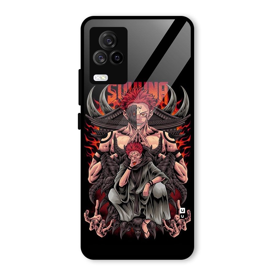 Sakuna King Glass Back Case for Vivo iQOO 7 Legend 5G