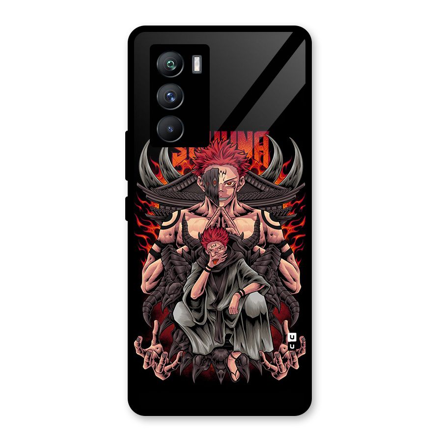 Sakuna King Glass Back Case for Vivo iQOO 9 SE