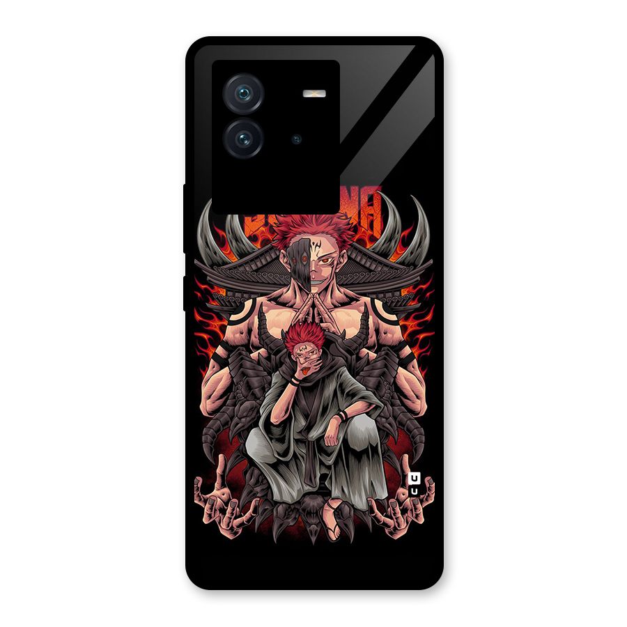 Sakuna King Glass Back Case for Vivo iQOO Neo 6 5G