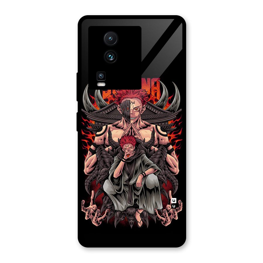 Sakuna King Glass Back Case for Vivo iQOO Neo 7 Pro