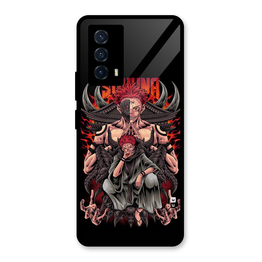 Sakuna King Glass Back Case for Vivo iQOO Z5