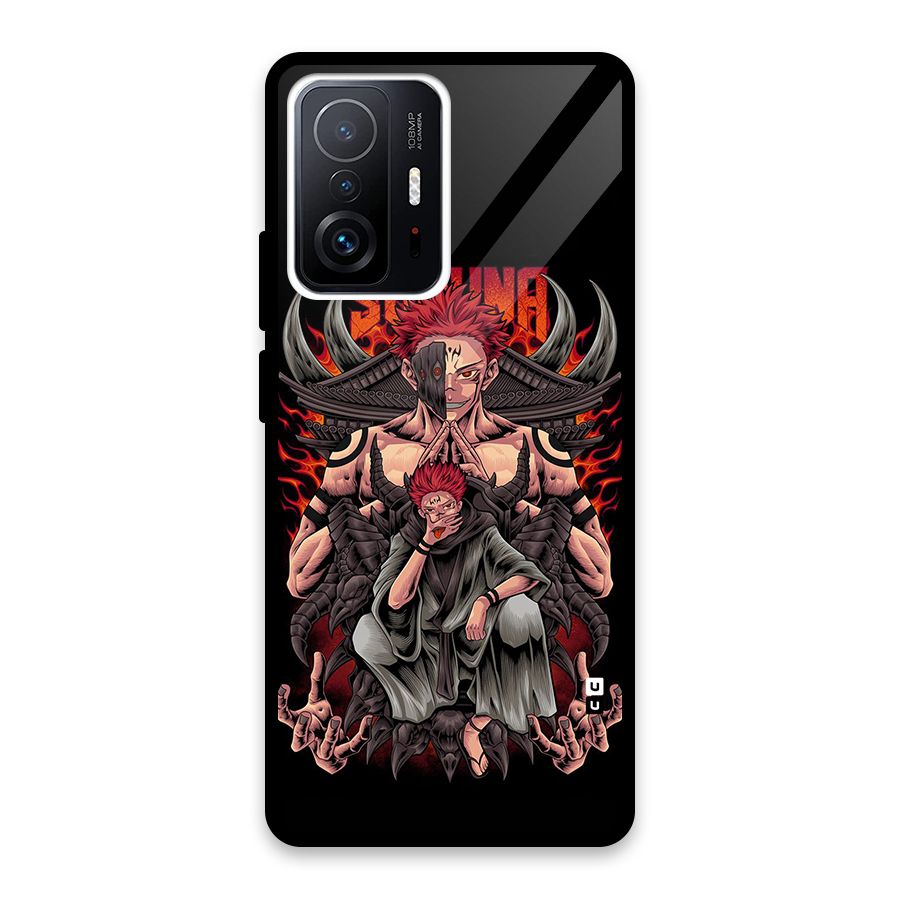 Sakuna King Glass Back Case for Xiaomi 11T Pro