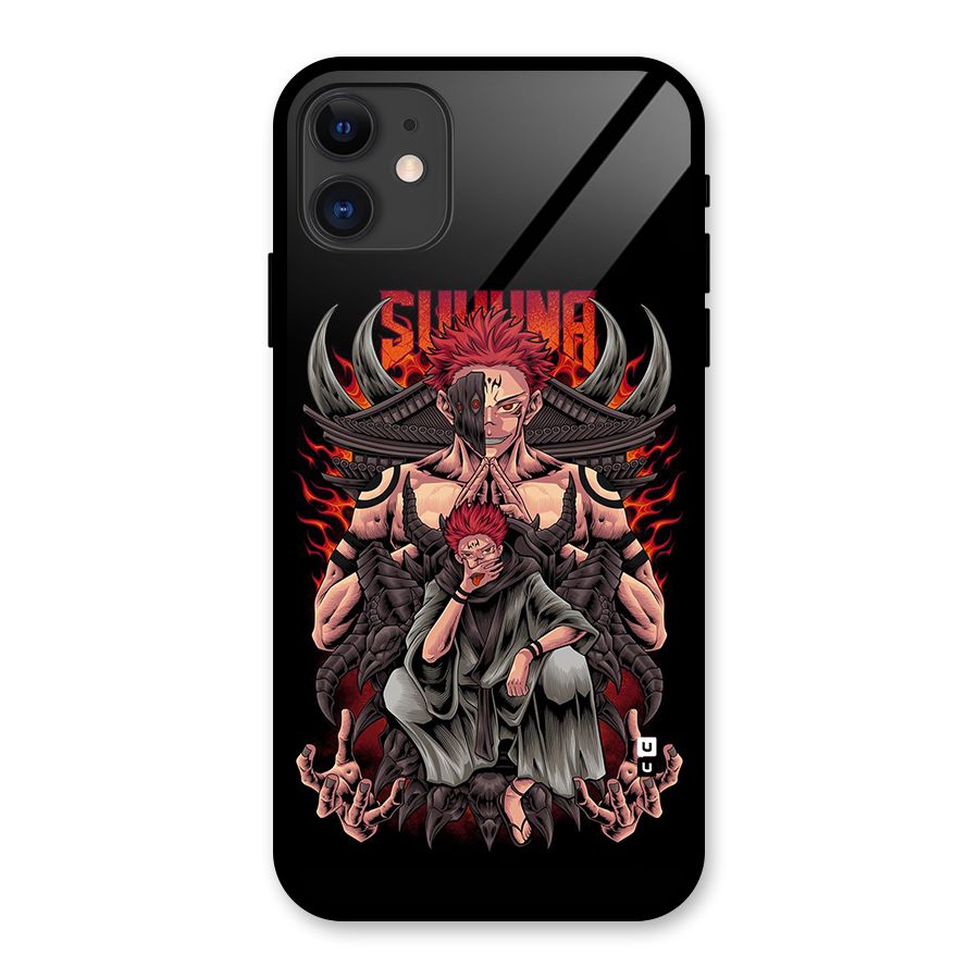 Sakuna King Glass Back Case for iPhone 11