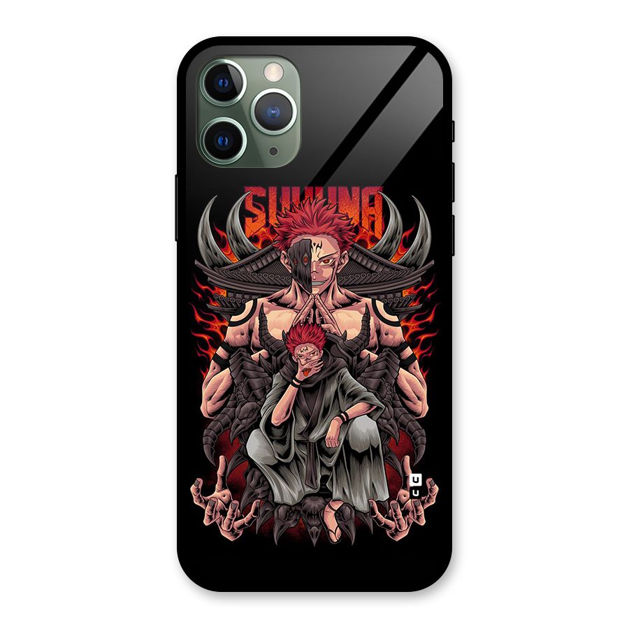 Sakuna King Glass Back Case for iPhone 11 Pro