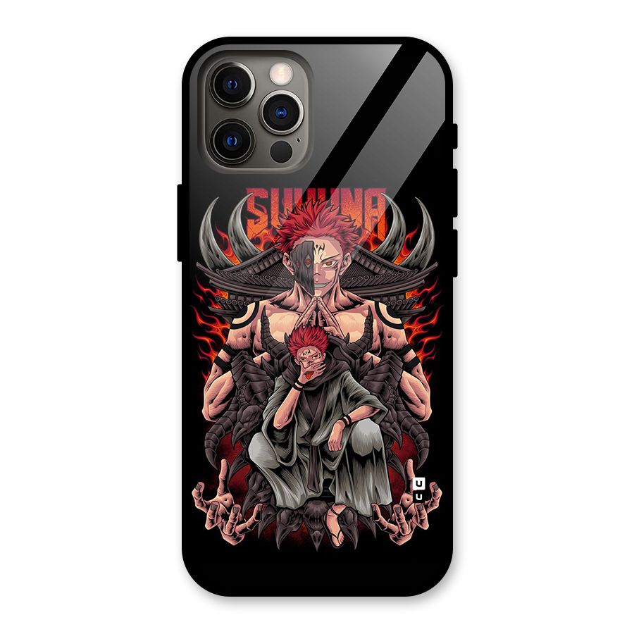Sakuna King Glass Back Case for iPhone 12 Pro