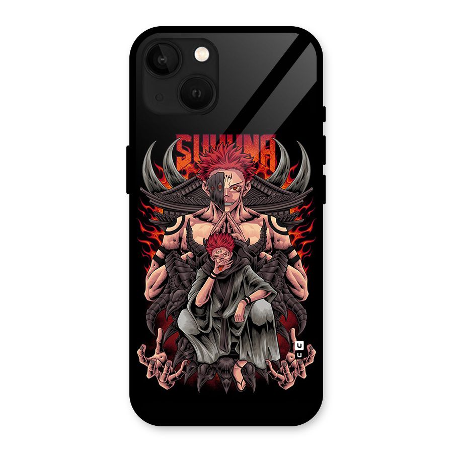 Sakuna King Glass Back Case for iPhone 13