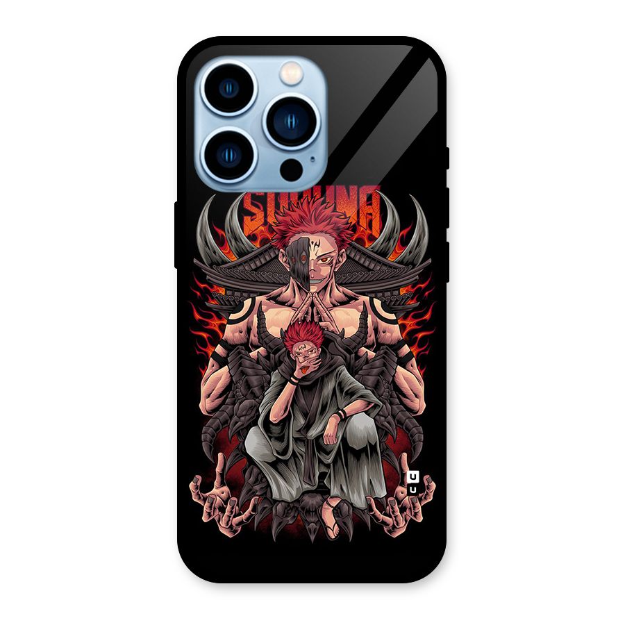 Sakuna King Glass Back Case for iPhone 13 Pro