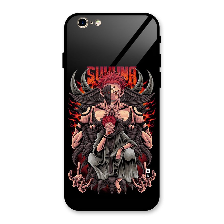 Sakuna King Glass Back Case for iPhone 6 6S