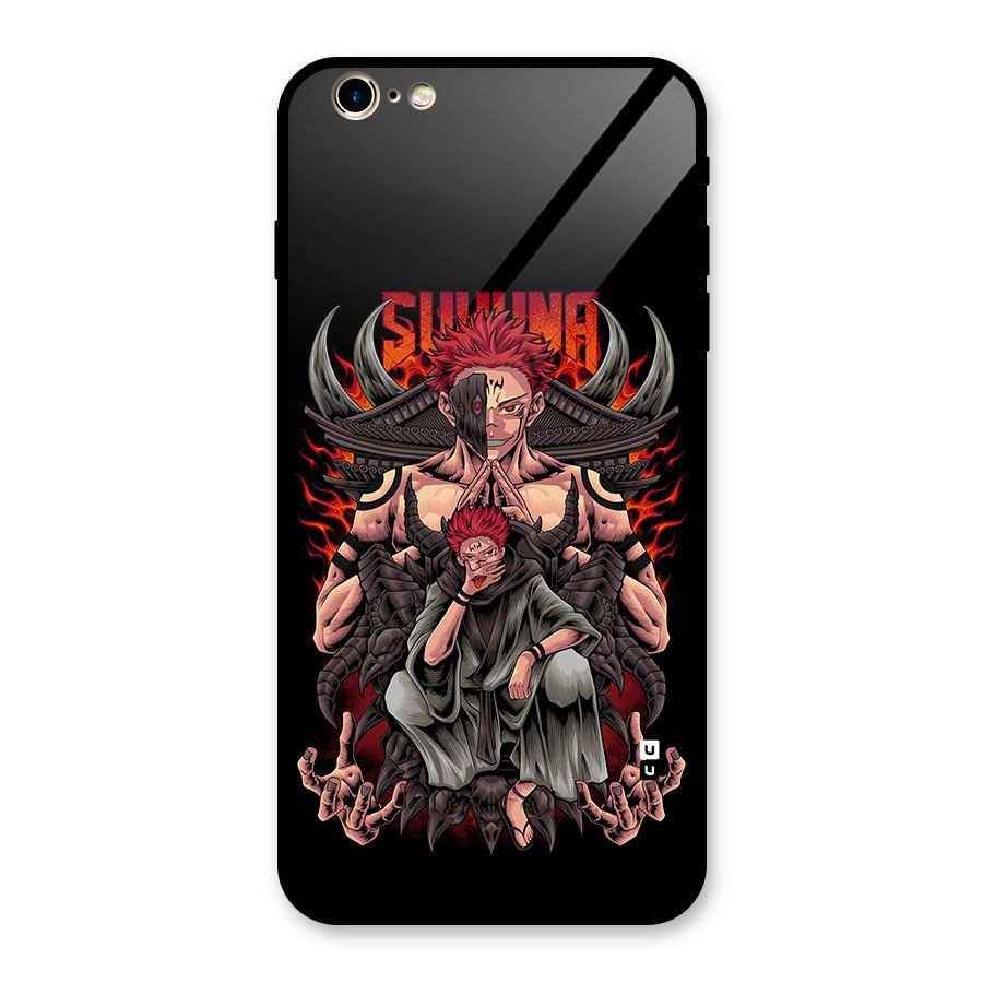 Sakuna King Glass Back Case for iPhone 6 Plus 6S Plus