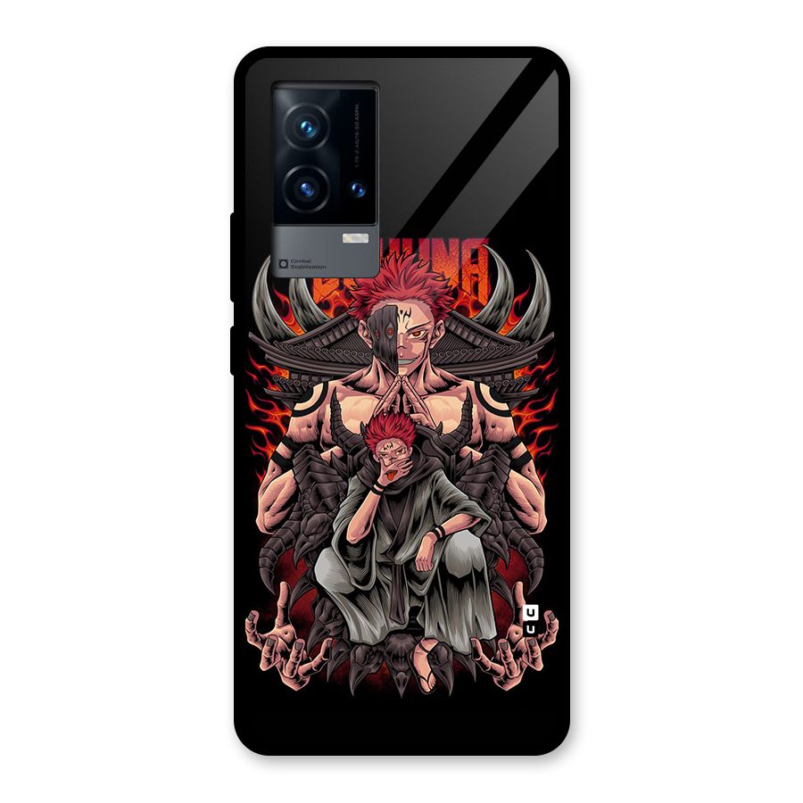 Sakuna King Glass Back Case for iQOO 9 5G
