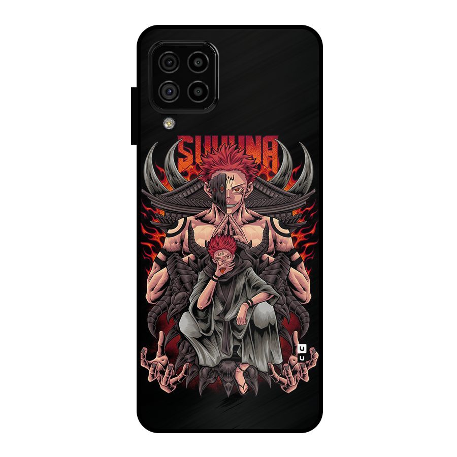 Sakuna King Metal Back Case for Galaxy A22 4G