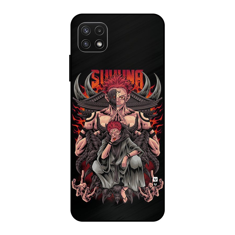 Sakuna King Metal Back Case for Galaxy A22 5G