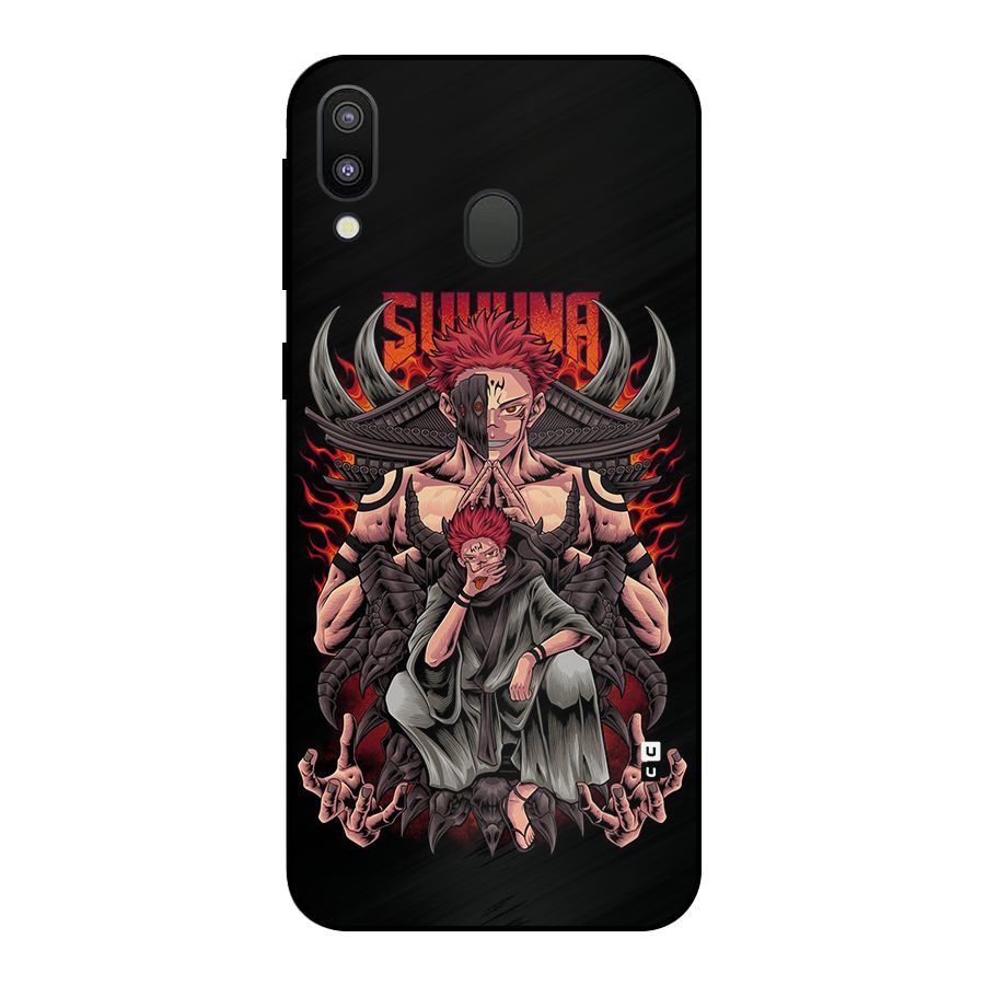 Sakuna King Metal Back Case for Galaxy M20