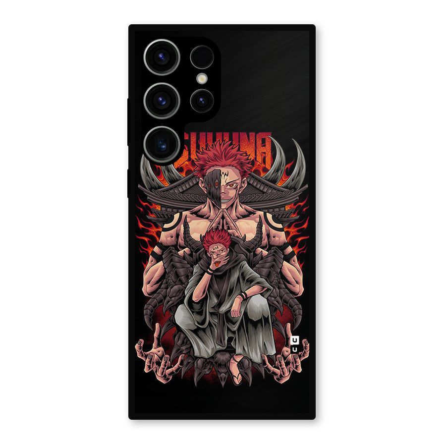 Sakuna King Metal Back Case for Galaxy S23 Ultra