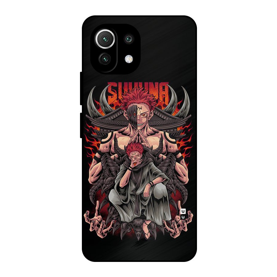 Sakuna King Metal Back Case for Mi 11 Lite